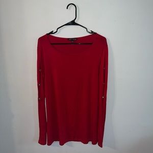 Cable & Gauge red detailed top